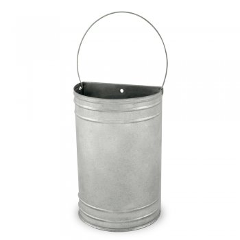 Floreira de parede meia lua reta