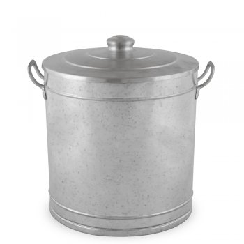 Balde Grande com alças  com tampa