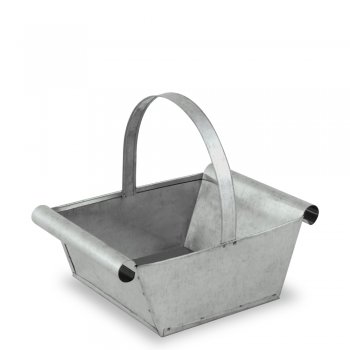 Cesta retangular pequena com alça