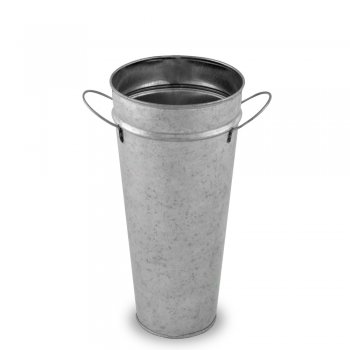 Vaso cone grande com alças